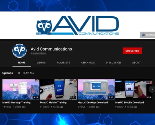 Avid Communications' YouTube Channel